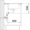 BLANCO 511124 Sink Classic 40 S stainless steel silky shine