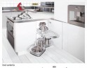 KES 235011 LeMans II ARENA classic 400mm left - white base/railing chrome