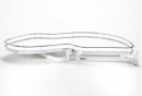 KES 235010 LeMans II ARENA classic 400mm right - white base/railing chrome