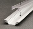 StrongLumio cover strip for LED profiles clip-on transparent 2000mm