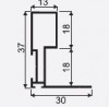 SEVROLL 03146 Optima 18 mounting bar 2.4m silver