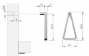 IF-plastic shelf holder transparent