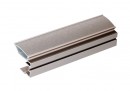 SEVROLL 04618-Y Victoria II mounting rail 16/18mm 2.7m brushed olive