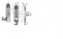 LEHMANN Cabinet lock 415.01 right