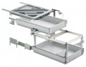 HETTICH 46739 container set 392/530 mm aluminum