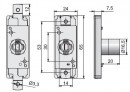 LEHMANN cylinder lock 292 central for cabinets