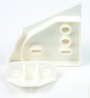 A hinge for a built-in dishwasher