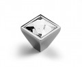 HETTICH 9113696 Knob SAVA 25x25 mm glossy chrome