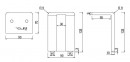 STRONG Furniture leg S68 130 mm chrome