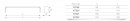 TULIP handle Oga 128 brushed nickel + screws