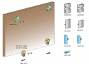 TERNO Dama fittings set for loaded wooden doors 30kg