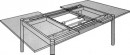 Table slide 355/070 length 700 mm
