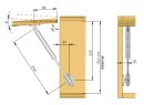 IF Kraby 244 positioning strut 120N (flap)