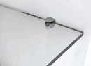 IF-support for glass shelves Cobra nickel 5 - 6 mm