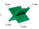 SPAX spacers 4 - 5 - 6 - 7 mm 12 pcs