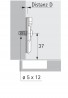 HETTICH 9071627 Washer 8099 D=3 euro screw