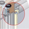 S-seal for glass 4mm