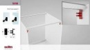 TULIP Gola I door J profile 4,1m,  anodised aluminium