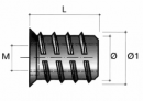 Screw nut with collar BU01 M6x13mm raw
