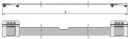 LEHMANN Lock rod 515.02 (S65) 999 mm