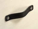 HETTICH 9071841 Handle Nica kožená/126/96 mm black leather