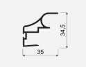 SEVROLL 02718 Comfort 16 II grab rail 2.7m silver