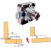 LEHMANN Furniture lock with arrow 584 right