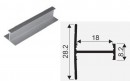 SEVROLL 00199 connecting strip H08/18 3m silver
