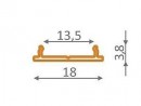 StrongLumio fixing profile Fix for LED profiles 2000mm