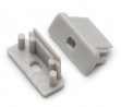 StrongLumio end parts for Surface 10 bar gray (pair)