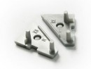 StrongLumio end parts for Corner 10 bar gray (pair)