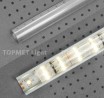 StrongLumio cover strip for LED profiles clip-on lens transparent 2000mm