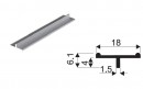 SEVROLL 00691 connecting strip T04 3m silver