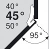 BLUM 79A9658.T angular type I screw 45/95°