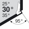 BLUM 79A9456.T angular type III screw 30°/95°