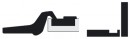 BLUM 71T970A alu inserted 95°