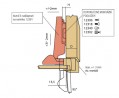 BLUM 71T950AB alu overlay for silencer 95°
