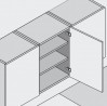 BLUM 71M258E full overlay Expando 100°