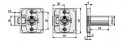LEHMANN Drawer lock 391 left 32 mm