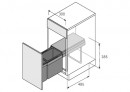 HETTICH 49476 Bin.it Duo I waste bin gray