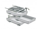 HETTICH 20711 container set 392/530 mm aluminum