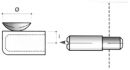 Suction cup shelf MV02 transparent