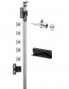 HETTICH 51500 Multitech locking bar with 5 pins