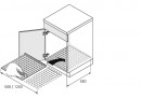 HETTICH 9079862 Protective mat 1200x580 mm aluminum