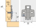 HETTICH 9071657 Washer 8099 with eccentric D=3 dowel