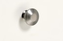 HETTICH 9070580 Knob SPALATUM d30 mm brushed stainless steel