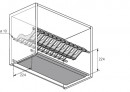 HETTICH 9079810 Drip grid 600 mm