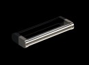 HETTICH 115077 Handle COMO 204/192 brushed stainl.steel/imitation stainl.steel