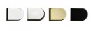 HETTICH 40495 Cap "B" (shape D) for glass 4-5.2 mm Cr gloss