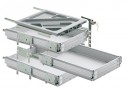 HETTICH 46748 container set 244/530 mm aluminum